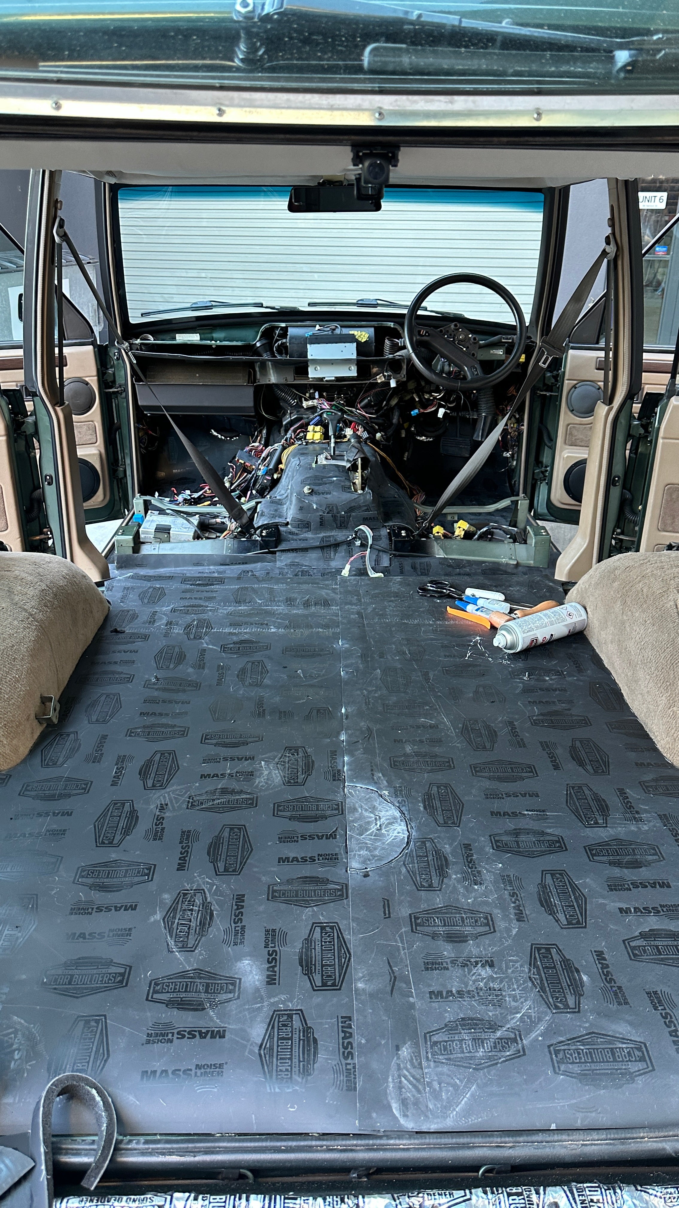 Premium Sound Deadening and Heat Proof Pack- Floorpan, Doors & Roof with Cargo