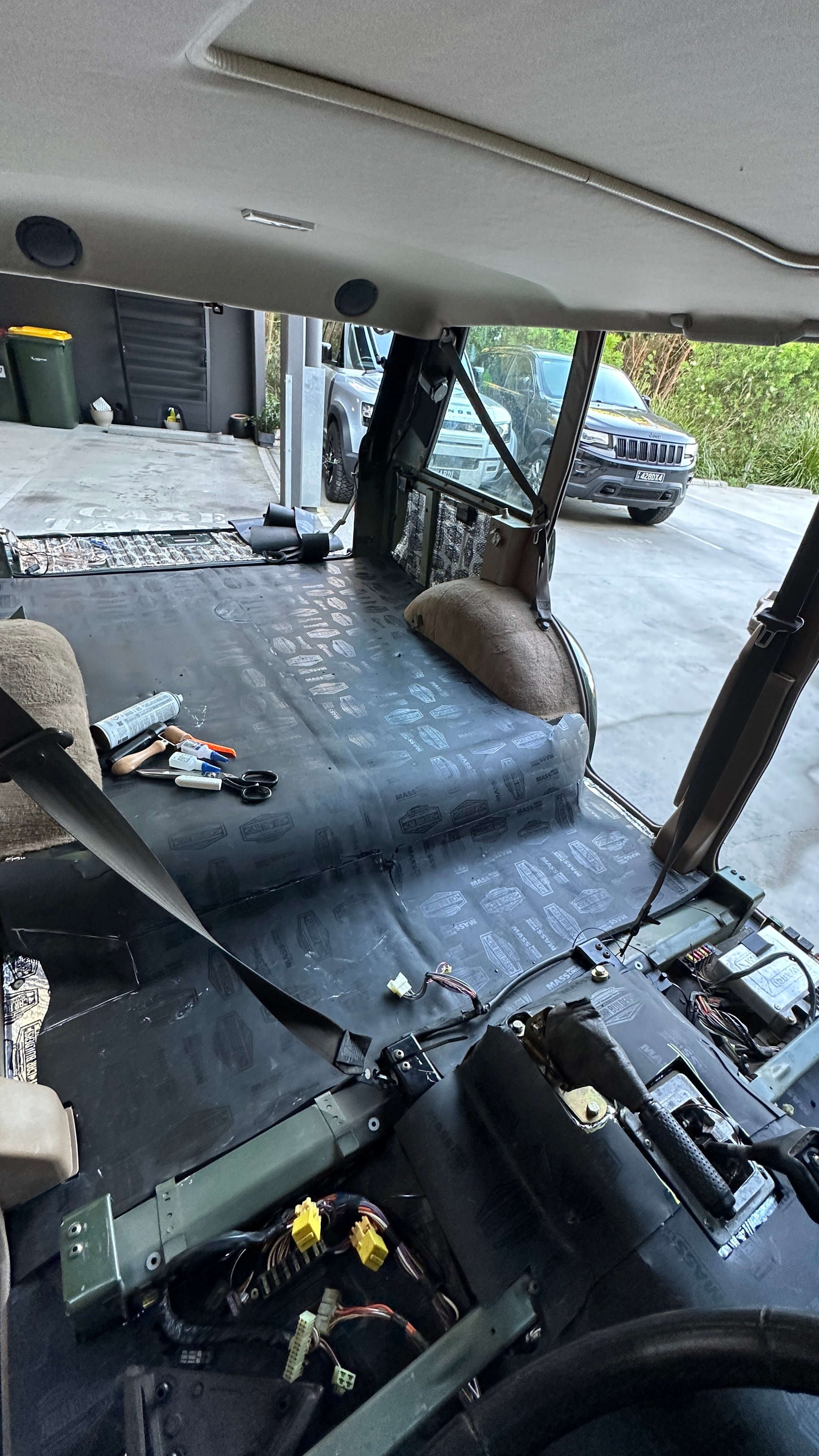Premium Sound Deadening and Heat Proof Pack- Floorpan, Doors & Roof with Cargo