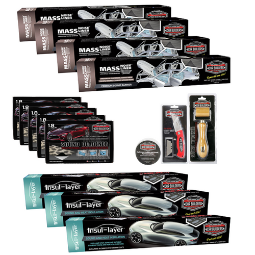 Collection of Range rover Classic and Defender sound deadeners and insulation layer package