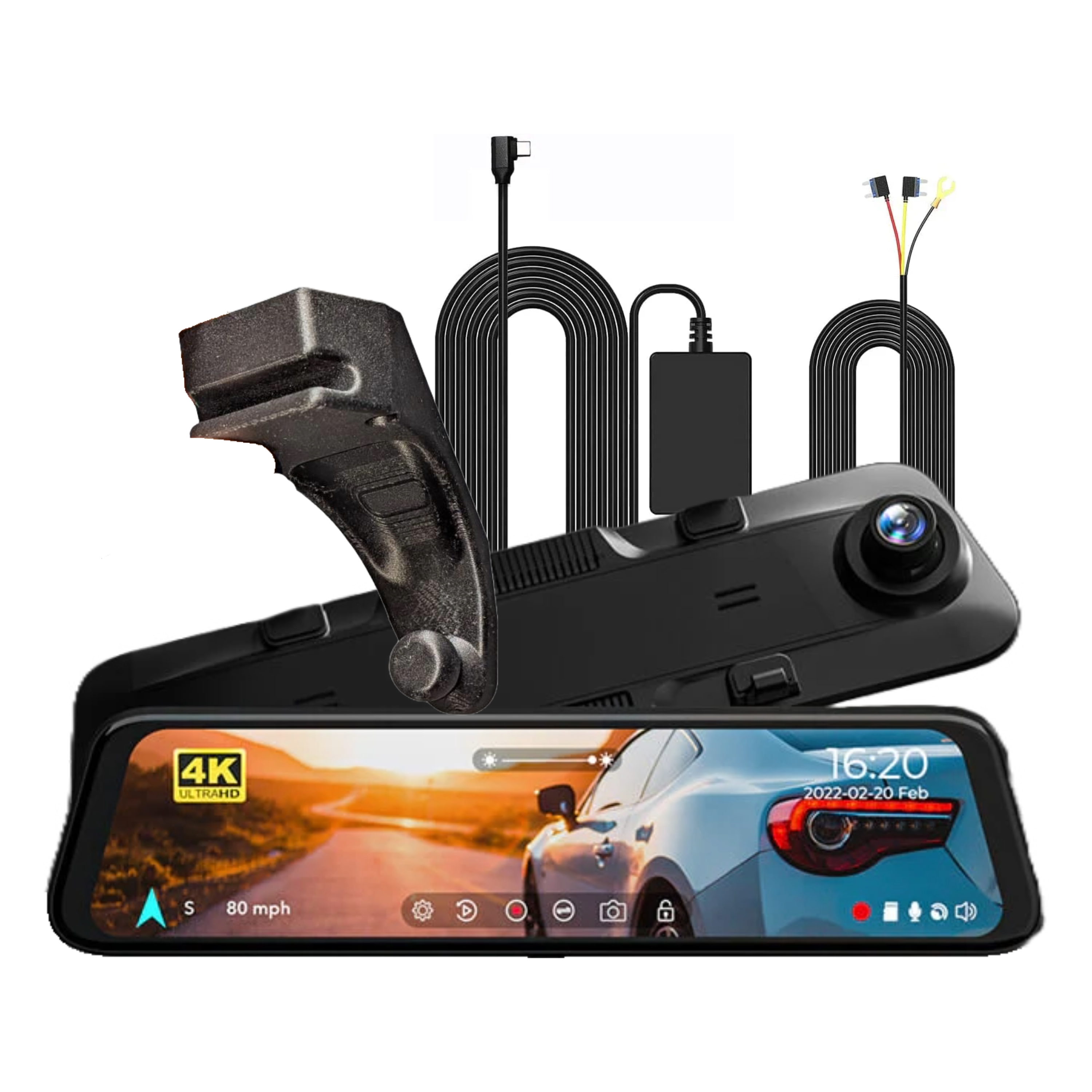 Range Rover Classic (1970-1995) – 4K Dashcam Digital Mirror Mount