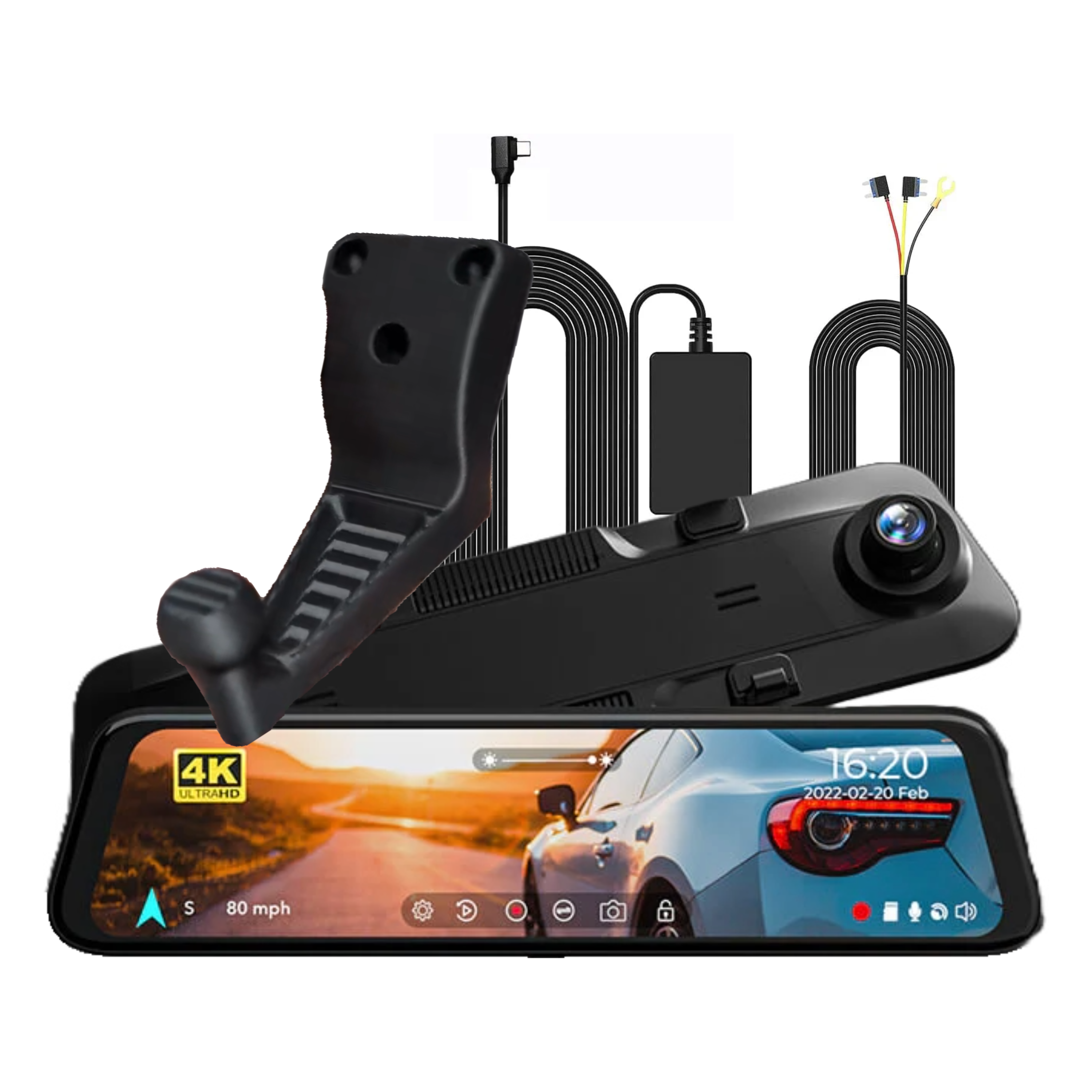 Defender (1983–2016) – 4K Dashcam Digital Mirror Mount