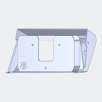 CAD render 4 of Defender pre-puma Haltech uC-10 prototype mount