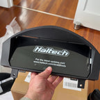 Physical Defender Puma prototype mount with uC-10 screen during UK customer testing; screen not included