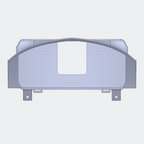 CAD render 1 of Defender puma Haltech uC-10 prototype mount