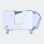 CAD render 4 of Defender puma Haltech uC-10 prototype mount