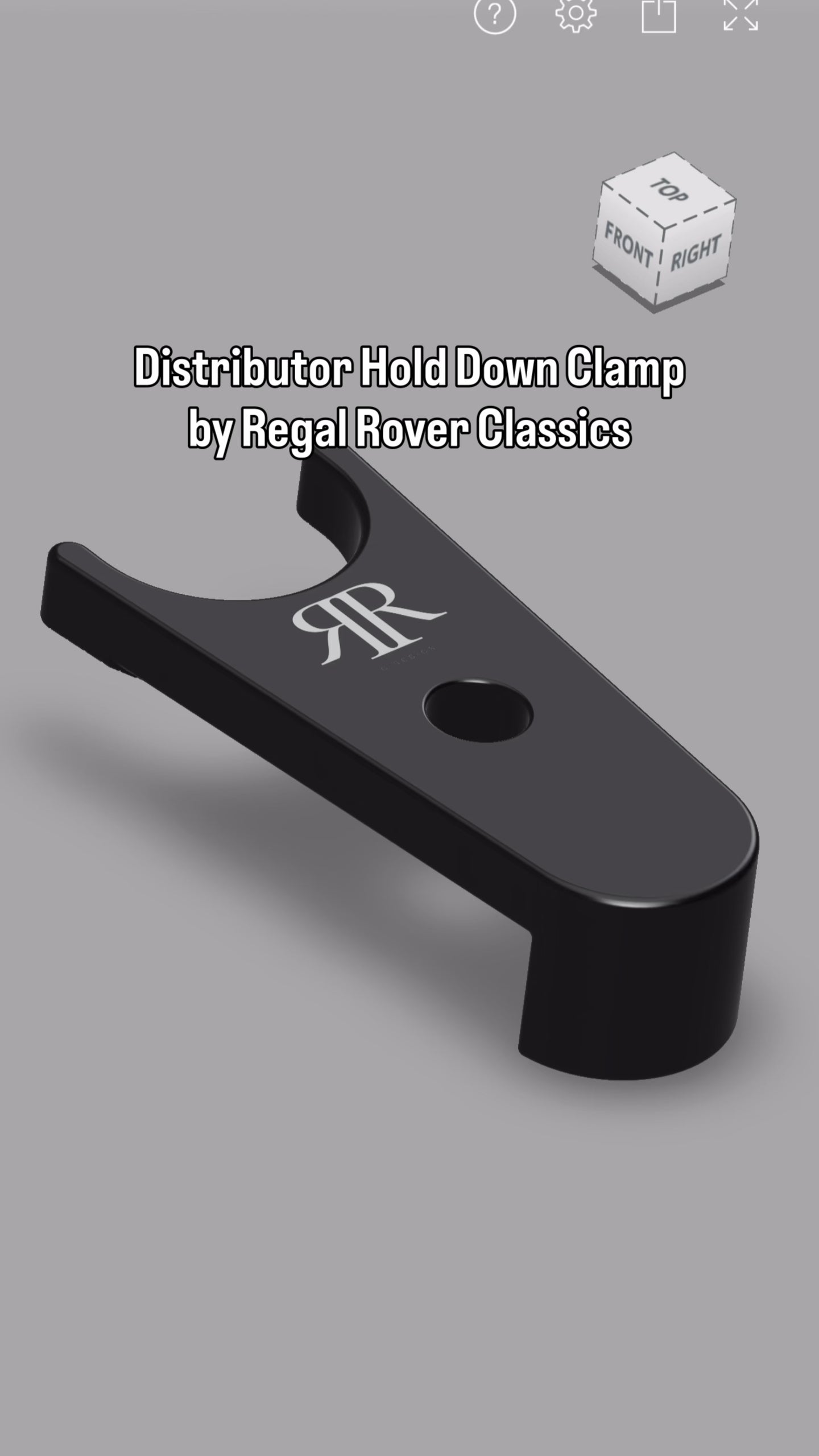 Billet Distributor Hold-Down Clamp – Rover V8