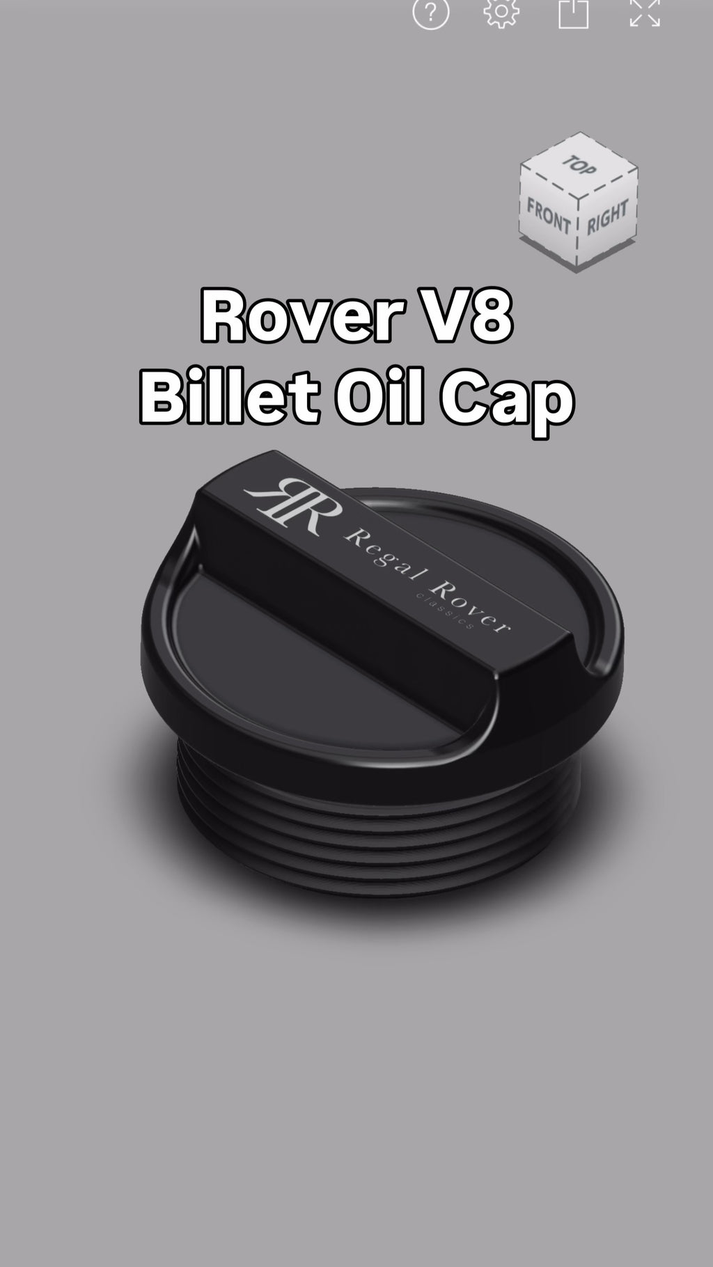 Rover V8 Billet Oil Cap